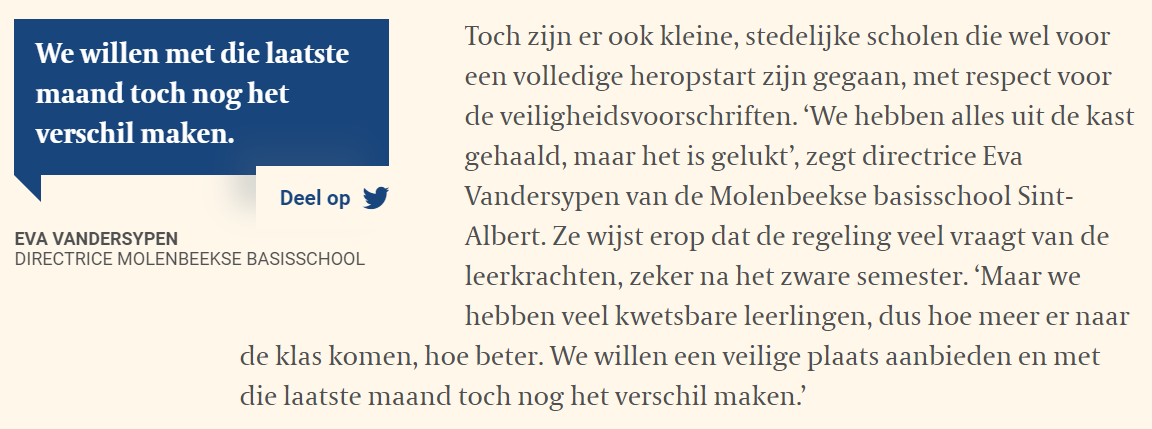 artikel de tijd 1